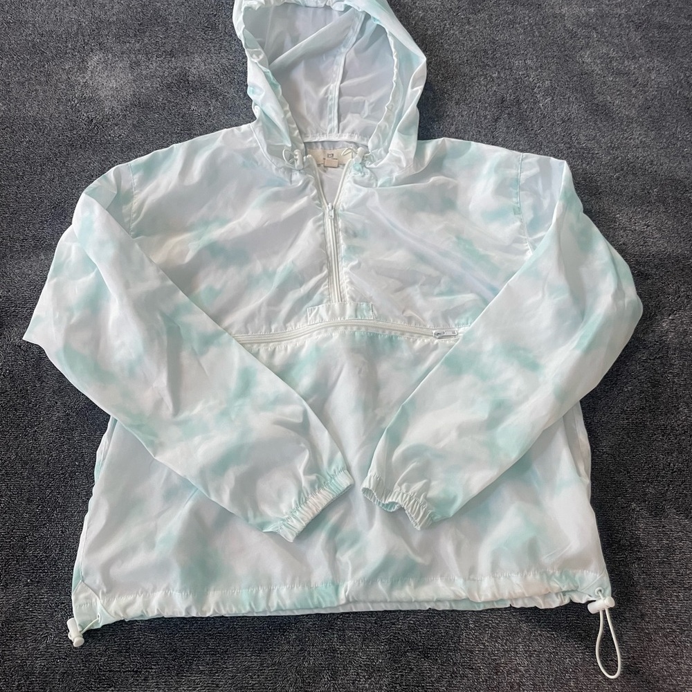 Thread & Supply Blue Tie-Dye wind breaker